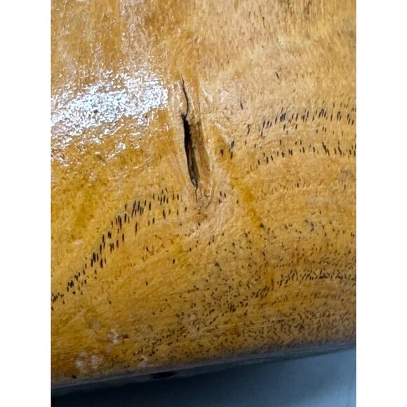 Handcrafted Natural Wood cup bowl 2.25" Brown READ - Picture 6 of 8